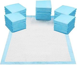 Puppy Training Pads 50 Pack, Heavy Duty Super Absorbent Fast Drying Toilet Pee, Anti-Slip and Leak-Proof Puppy Pads for Pet (60 x 45 cm)