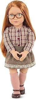 Our Generation April Doll, children play toy18-Inch School Doll for Girls Featuring Beautiful with Long Red Hair and 6-Piece Clothing Set – Perfect for Creative Play and Imaginative Adventures
