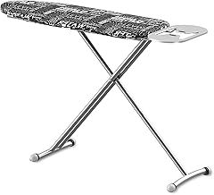 Ironing Board | Iron Holder & Silicone Stoppers | Fully Adjustable Height | Innovative Design | Space-Saving Solution-Jumbo Iron Rest-Iron Holding Tray (Design may vary)
