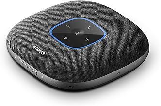 Anker Conference Speaker, Speaker PowerConf S3, Conference Microphone with 6 Mics, Enhanced Voice Pickup, 24H Call Time, App Control, USB C, Compatible with Unified Communications Platforms