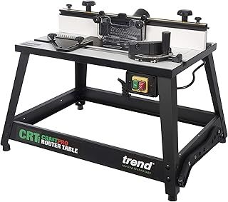 Trend Portable Benchtop Router Table with Robust Construction for Workshop & Site Use, 240V, CRT/MK3