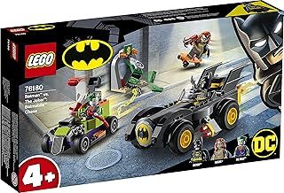 LEGO 76180 DC Batman vs. The Joker: Batmobile Chase & Hot Rod, Superhero Toy Cars Set for Kids Age 4 + Years Old