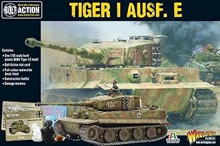 Warlord Games Tiger I Ausf. E - 1:56 / 28mm German Army Plastic Scale Model Tank Kit for Bolt Action Highly Detailed World War 2 Miniatures