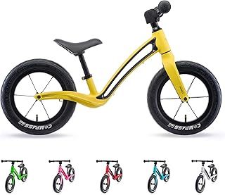 Hornit AIRO Kids Balance Bikes, Kids Bike, Push Bike, Toddler Balance Bike, Bike Kids, Balance Bike 3 Year Old, Balance Bike 2 Year Old, Balance Bike 12 inch, Lightweight Kids' Balance Bikes, Yellow