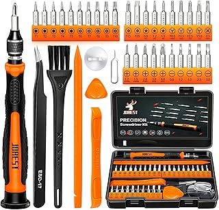 JOREST 38Pcs Precision Screwdriver Set, Tool Kit with Security Torx T5 T6 T8 T9 , Triwing Y00, Star P5, etc, Repair for Laptop, Switch, PS4, Xbox, Macbook, iPhone, Ring Doorbell, Watch, Glasses, etc