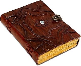 Hocus Pocus Book Leather Journal, Witchcraft Supplies Used With Hocus Pocus Costume, Witch Gifts, Book of Shadows Journals 200 pages (7x5)