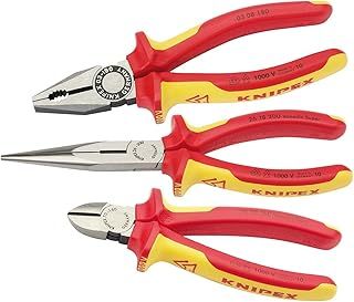 Knipex 00 20 12 VDE Plier Assembly Kit , Multi-Colour, Set of 3 Pieces