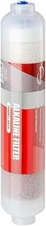 iSpring FA15 10-inch Inline Quick Connect 3-Layer Alkaline Replacement Water Filter Cartridge with Mineral Balls, Calcite, and Corosex for Reverse Osmosis RO System, White