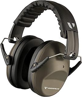 Vanderfields Ear Defenders Adults, 26dB Certified UKCA, Noise Cancelling Headphones, Safety Earmuffs Ear Protectors, Sensory Headphones, Ear Defenders for Autism, DIY, Mowing, Construction