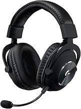 Logitech G PRO X Gaming-Headset, Corded, Over-Ear Headphones with Blue VO!CE Mic, DTS Headphone:X 7.1, 50mm PRO-G Drivers, 7.1 Surround Sound for esports Gaming, PC/PS/Xbox/Nintendo Switch - Black