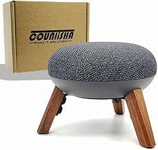 Counlisha Wood Mount for Google Home Mini Speaker, Walnut, Real Wood