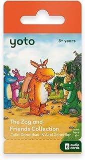 YOTO Zog & Friends Collection by Julia Donaldson – 6 Kids Audio Cards for Use with Player & Mini All-in-1 Audio Device, Screen-Free Listening with Fun Playtime, Bedtime & Travel Stories, Ages 3+