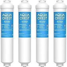 4X AQUA CREST DA29-10105J Fridge Water Filter, Compatible with Samsung Aqua-Pure Plus (ONLY EXTERNAL) DA29-10105J DA99-02131B HAFEX/EXP DA2010CB 5231JA2010B Wpro USC100/1 WSF-100 (4)