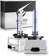 TECTICO D1S Xenon Bulbs 35W 8000K Cool Blue +300% Ultra Bright Bi HID Conversion Kit Xenarc Headlight Upgrade Bulb, 2 Lamps
