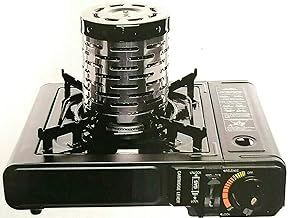DWD ® Camping Stove Top Heater Attachment For Portable Gas Stove 2KW Fits most models Mini Stove Top - Intensifies the heating effect