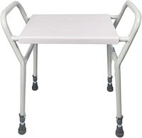 Eazy Shower Stool With Handles, PRE-ASSEMBLED Shower/Bath Stool for Elderly Assistance, Perching Stools for Shower/Bath, Shower Chair with Handles, Shower Seat for Disabled Eazy Mobility