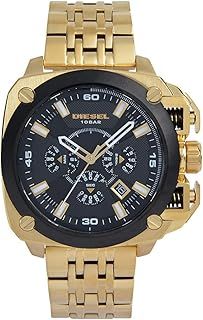 Diesel BAMF watch for men, Chronograph moement with Silicone, Stainless steel or Leather strap