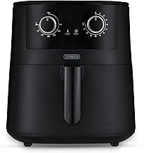Tower T17150 Vortx 7.2L Manual Air Fryer with 60 Minute Timer, Indicator Lights, 1650W, Black
