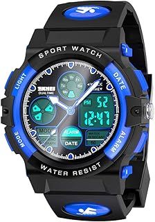 Multifunctional Sports Watch for Kids, Waterproof Watch with Alarm Clock LED Backlight Calendar, Birthday Gifts & Toys for 3+ Year Old Boys Girls