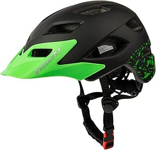 Kids Helmet, Exclusky Kids Bike Helmet Child Boys Girls Bike Helmet Age 5-13 Adjustable Bicycle Scooter Skating Cycle Helmet 50-57cm