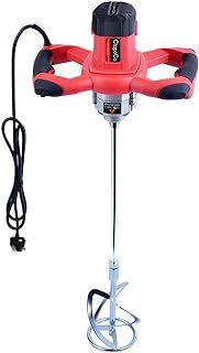 Concrete Mixer Machine, 1600W Cement Mixer Mixing Drill Tool for Concrete Cement Panit Mortar Drywall Mud Grout Thinset, Electric Hand Paint Paddle Mixers, Adjustable 6 Speeds