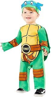 amscan Child Toddlers Official Teenage Mutant Ninja Turtles Licensed TMNT Fancy Dress Costume with interchangeable Eyemasks