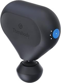 Theragun Mini Massage Gun - Handheld Deep Tissue Percussion Massage Gun & Compact Personal Massager for On-The-Go, Portable Muscle Pain Relief in Neck, Back, Leg, Hand, Shoulder and Foot (Black - 2.0)