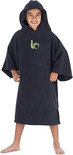 Changing Robe - Premium 100% Cotton Poncho For Beach, Surfing, Swimming, Triathlon, Indoors and Outdoor Activities - Child