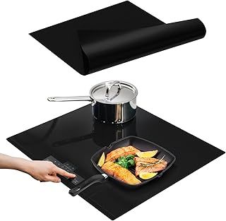 Induction Hob Protector,(Magnetic) Induction Hob Cover,Silicone Induction Hob Protector Mat,Cooktop Scratch Protector for Induction Hob,Magic Mat for Cooking,78x52cm