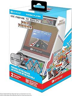 My Arcade Pole Position Racing Player: Retro Mini Arcade Game Console with 2 Games, Real Racing Controls Full Color Screen
