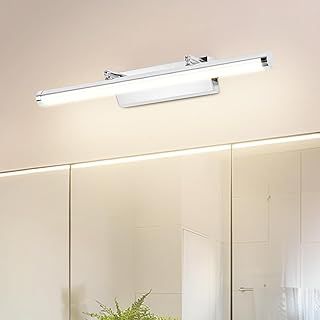 Bathroom Mirror LED Light with Switch - IP44 Rated, 4000K Warm White, 9W, 42CM Over Cabinet Light for Bedroom, Living Room