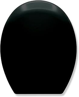 Luxury Duroplast Toilet Seat – Incredibly Strong and Durable - Oval, Soft Close - Ceramic Appearance - Scratch Resistant - One Button Hinge Release - Click, Lift & Clean Technology (Black)