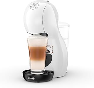 NESCAFÉ DOLCE GUSTO De'Longhi Piccolo XS Pod Capsule Coffee Machine, Espresso, Cappuccino and more, EDG210.WB, 0.8 litres, White and Black