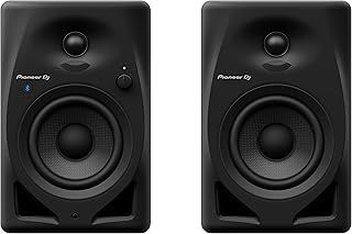 Pioneer DJ DM-40D-BT 4” Desktop Monitor System With Bluetooth Functionality Black