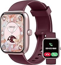 Smart Watch, 1.83'' Alexa Smartwatch Women Men Answer Make Calls, 100+ Sports Fitness Watch, IP68 Waterproof Fitness Tracker, Heart Rate Sleep Stress Monitor, Pedometer Watch for android & iOS Phone