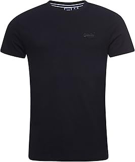 Superdry Men's Vintage Logo Emb Tee T-Shirt, Black Black, L