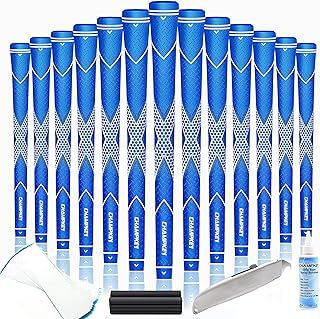 Premium Rubber Golf Grips 13 Pack | High Traction and Feedback Rubber Golf Club Grips - All Repair Kits