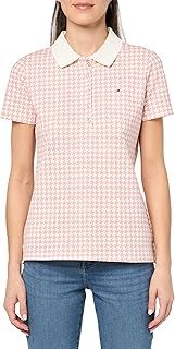 Tommy Hilfiger Women's Puff Sleeve Polo Tee T-Shirt