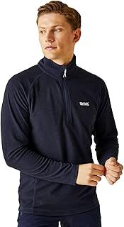 Regatta Mens Montes 1/2 Zip Mini Stripe Outdoor Fleece Pullover