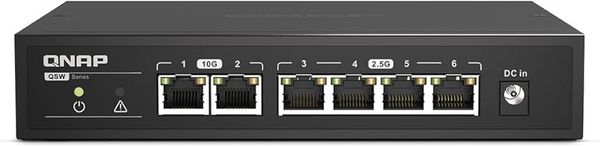 QNAP QSW-2104-2T 2-port 10GbE RJ45 and 4-port 2.5GbE RJ45 Unmanged Switch