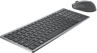 Dell Multi-Device Wireless Keyboard and Mouse Combo KM7120W - Tastatur-und-Maus-Set - UK QWERTY - T
