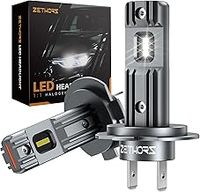 Zethors Vehicle Light Bulb, 12V Headlight Conversion Kits Car Conversion Kit Halogen Replacement Bulb, Mini Size, HID Conversion Kits, Pack of 2 (H7)