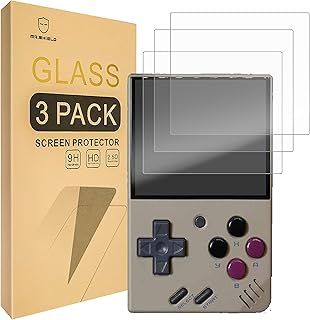 Mr.Shield [3-Pack] Screen Protector For Miyoo Mini+ / Miyoo Mini Plus [Tempered Glass] [Japan Glass with 9H Hardness] Screen Protector