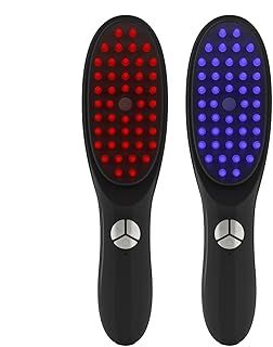 4.5×21.5CM Electric Hair Regrowth Brush - 2 in 1 Therabrush for Hair, Anti Hair Loss Massage Brush, Vibrating Hair Growth Brush, Hair Restoring Brush, Hair Oil Diffuser Therapys Brush for Women Men