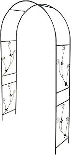Selections Metal Weatherbury Leaf Scroll Arch Garden Arch
