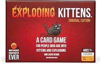 Exploding Kittens Original Edition - Hilarious Card Game for Family - Easter Basket Stuffer - Easter Party Game for Ages 7 and Up - 56 Cards - 2-5 Players - 15 Minutes of Play