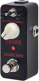 SONICAKE Distortion Guitar Effects Pedal Shark Higain Classic British Stack Crunch High Gain True Bypass