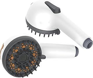 Betron Pet Dog Grooming Shower Head with Massage Brush Functionality and Water-Saving Pause Feature