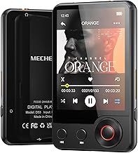 128GB MP3 Player with Bluetooth - MECHEN D53 Portable Mp3 Music Player with HiFi Speaker, 2.4" Screen MP3 Player with Voice Recorder, FM Radio, Touch Screen,Support up to 128GB SD Card (Black)