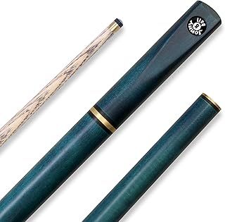 Jonny 8 Ball COMBI Adjustable 5 Piece Ash Snooker Pool Cue - 9mm Tip Elk Master (Burgundy)